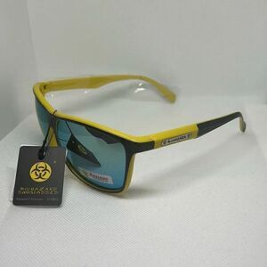 Biohazard Mens Mirrored Sunglasses